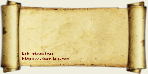 Nikolina Bjelan vizit kartica